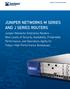 Juniper Networks M Series and J Series Routers