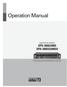 Operation Manual DPA-300D/600D DPA-300DO/600DO. Digital Power Amplifier