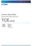 April Common Mode Filters. With built-in ESD protection element type. TCE series. * Dimensions Code JIS[EIA]
