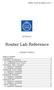 Router Lab Reference