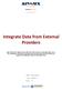 Integrate Data from External Providers
