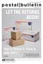 Contents. 2 postal bulletin ( ) COVER STORY USPS Returns Solutions: For Gifts that Don t Make the Cut... 3