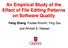 An Empirical Study of the Effect of File Editing Patterns on Software Quality. Feng Zhang, Foutse Khomh, Ying Zou and Ahmed E.