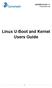 Linux U-Boot and Kernel Users Guide