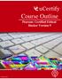 Pearson: Certified Ethical Hacker Version 9. Course Outline. Pearson: Certified Ethical Hacker Version 9.