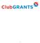 ClubGRANTS Online Training Manual