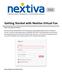 Getting Started with Nextiva Virtual Fax