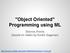 Object Oriented Programming using ML