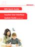 MIS Quick Guide. Teacher User Interface Update Guide (v )
