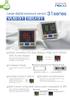 NEW product. Large digital pressure sensor 31series. Easily viewable LCD dual displays. High level visibility with 3-color display.