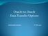 Oracle-to-Oracle Data Transfer Options. Sudhanshu Kumar 1 st Feb 2010