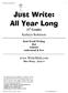 Just Write: All Year Long - Grade 1
