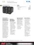 1.3. Electronic Products. Contents Description E32 esm Multiplexed Rocker Switch Units Product Selection... Application Description