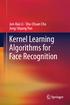 Jun-Bao Li Shu-Chuan Chu Jeng-Shyang Pan. Kernel Learning Algorithms for Face Recognition