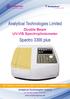 Double Beam UV-VIS Spectrophotometer. Spectro 3366 plus EPC / PRODUCTS / APPLICATION / SOFTWARE / ACCESSORIES / CONSUMABLES / SERVICES