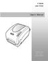 X Series Label Printer. User s Manual ZMIN TECHNOLOGIES Version 1.3. Part Number: