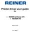 Printer driver user guide for