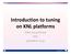 Introduction to tuning on KNL platforms