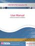 User Manual Software & Hardware Installation