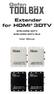 Gefen. Extender for HDMI 3DTV GTB-HDMI-3DTV GTB-HDMI-3DTV-BLK. User Manual