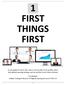 FIRST THINGS FIRST. Provided by Debbie Tschirgi Director of Digital Learning Services ESD 112