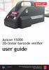 user guide Axicon D-linear barcode verifier THE BARCODE EXPERTS Industry Partner