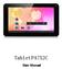 Tablet PA752C. User Manual