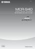 MCR-940 RECEIVER/BLU-RAY DISC PLAYER (R BD NS-BP300) OWNER'S MANUAL