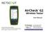AirCheck G2. Wireless Tester. User Manual. 99 Washington Street Melrose, MA Phone Toll Free