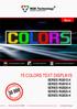 OFFER VALID FROM R. 15 COLORS TEXT DISPLAYS SERIES RGB12-K SERIES RGB16-K SERIES RGB20-K SERIES RGB25-K SERIES RGB30-K