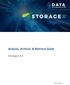 Analysis, Archival, & Retrieval Guide. StorageX 8.0