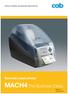 PRODUCT MARKING AND BARCODE-IDENTIFICATION. Barcode Label printer. MACH4 The Business Class. Edition 3 International