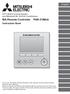 Instruction Book. English. CITY MULTI Control System and Mitsubishi Mr. Slim Air Conditioners MA Remote Controller PAR-31MAA