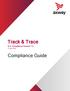 Track & Trace E.U. Compliance Version April Compliance Guide