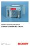 Installation and Operating instructions for. Control Cabinet PC C6210. Version: 1.4 Date: