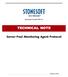 StoneGate Firewall/VPN 2.5 TECHNICAL NOTE. Server Pool Monitoring Agent Protocol