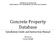Concrete Property Database