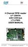 4 Channel RFID reader LF 125KHz with CAN bus LT-LFS03 USER MANUAL