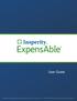 Welcome. Welcome to ExpensAble. Features of ExpensAble