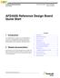 AFD4400 Reference Design Board Quick Start