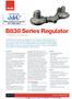 B838 Series Regulator Twin Parallel Flow Service Regulators