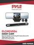 PLCMDVR54 DASH CAM. Rearview Backup and Driving HD Camera Record Kit 1080p Night Vision Cam Video Recording System