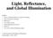 Light, Reflectance, and Global Illumination