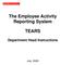 The Employee Activity Reporting System TEARS