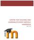 CENTRE FOR TEACHING AND LEARNING/STUDENT MOODLE HANDBOOK April 2018