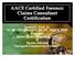 AACE Certified Forensic Claims Consultant Certification