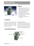 Features. :. Introduction. :. Leader 5000 Appearance. Ethernet-Based Block I/O System