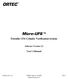 Portable UF6 Cylinder Verification System Software Version 2.2 User s Manual