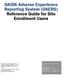 DAIDS Adverse Experience Reporting System (DAERS) Reference Guide for Site Enrollment Users