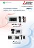 Programmable Controllers MELSEC iq-f/f Series Selection Guide